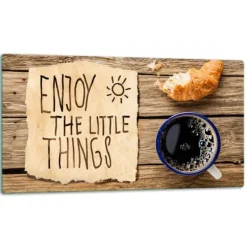 Skærebrætter>SKÆREBRÆT I GLAS 52x30 KAFFE