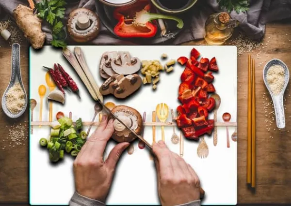 SKÆREBRÆT I GLAS 52x40 KØKKEN Sale