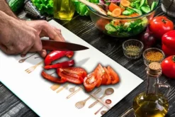 SKÆREBRÆT I GLAS 52x40 KØKKEN Sale