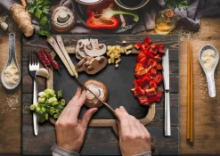 SKÆREBRÆT I GLAS 52x40 KØKKEN Outlet