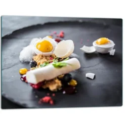 SKÆREBRÆT I GLAS 52x40 KØKKEN New