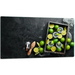 Skærebrætter>SKÆREBRÆT I GLAS 52x30 MAD