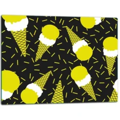 SKÆREBRÆT I GLAS 52x40 MØNSTER Hot