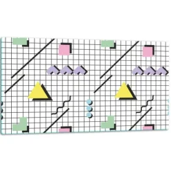 Skærebrætter>SKÆREBRÆT I GLAS 52x30 MØNSTER