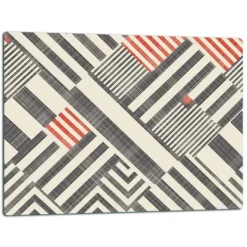 Skærebrætter>SKÆREBRÆT I GLAS 52x40 MODERNE