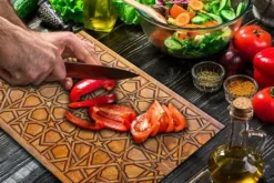 SKÆREBRÆT I GLAS 52x40 MOSAIK Best