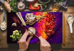 SKÆREBRÆT I GLAS 52x30 MUND Online