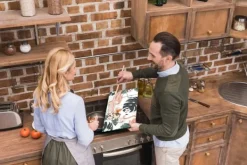 SKÆREBRÆT I GLAS 52x30 NATUR Sale