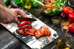 SKÆREBRÆT I GLAS 52x30 NATUR Sale