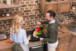 SKÆREBRÆT I GLAS 52x30 PEBERFRUGTER Outlet