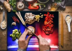 SKÆREBRÆT I GLAS 52x40 POLICE Outlet