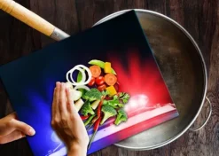 SKÆREBRÆT I GLAS 52x40 POLICE Outlet