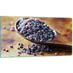 Skærebrætter>SKÆREBRÆT I GLAS 52x30 SALT