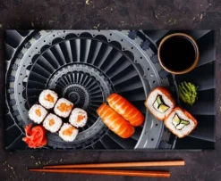 SKÆREBRÆT I GLAS 52X30 SORT Best