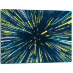 Måtter & Gitter Til Køkkenvaske>SKÆREBRÆT I GLAS 52x40 STJERNER