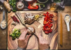 SKÆREBRÆT I GLAS 52x40 TRÆ Sale