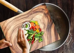 SKÆREBRÆT I GLAS 52x40 TRÆ Sale