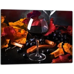 SKÆREBRÆT I GLAS 52x40 VIN Sale