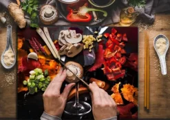 SKÆREBRÆT I GLAS 52x40 VIN Sale