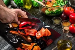 SKÆREBRÆT I GLAS 52x40 VIN Sale