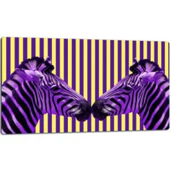 Tallerkener & Bordservicer>SKÆREBRÆT I GLAS 52x30 ZEBRA