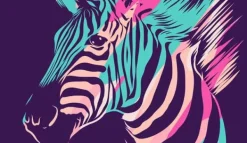 Skeer & Skovle>SKÆREBRÆT I GLAS 52x30 ZEBRA