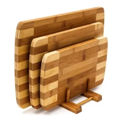 Skærebræt sæt, 39x25.5x1.5 cm, Brun New