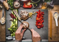 SKÆREBRÆT TIL GLAS 52x40 BAMBUS Hot