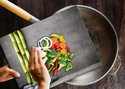 SKÆREBRÆT TIL GLAS 52x40 BAMBUS Hot