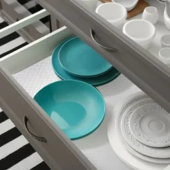 Skuffe- & Hyldepapir & -Plas>Skridsikker skuffemåtte, transparent, 46x122 cm