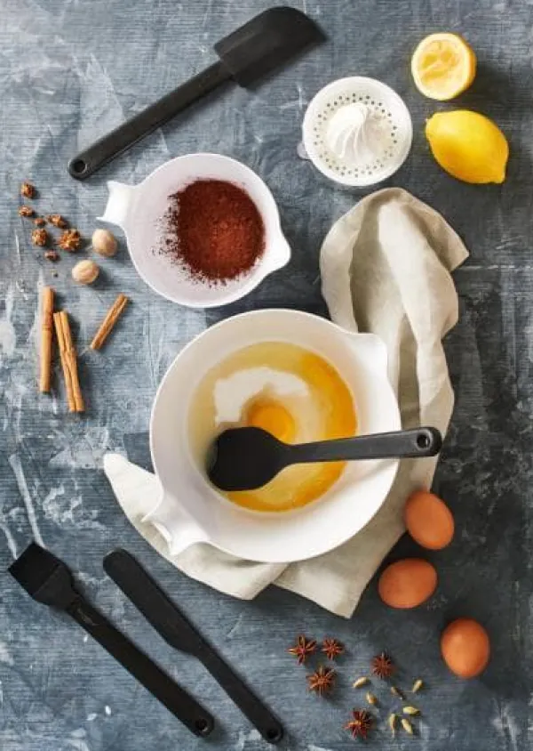 Gastromax Køkkenskrabere>Slickepott silikon Svart 28 cm