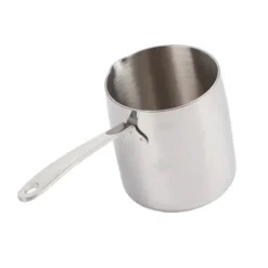 Smørvarmerpotte med hurtig varmeledning, tre lag, rustfrit stål smørvarmer med præcis skala, hul 900 ml New