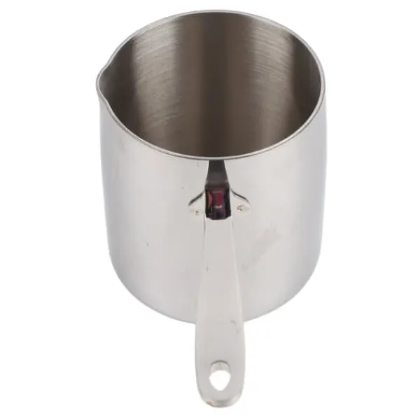 Smørvarmerpotte med hurtig varmeledning, tre lag, rustfrit stål smørvarmer med præcis skala, hul 900 ml New