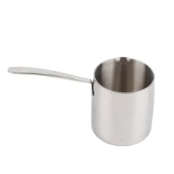 Smørvarmerpotte med hurtig varmeledning, tre lag, rustfrit stål smørvarmer med præcis skala, hul 900 ml New