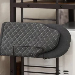 SoBuy Mikrovågsugn hylla med krokar, Kökshylla, hylla till mikrovågsugn,KCR08-PF Online