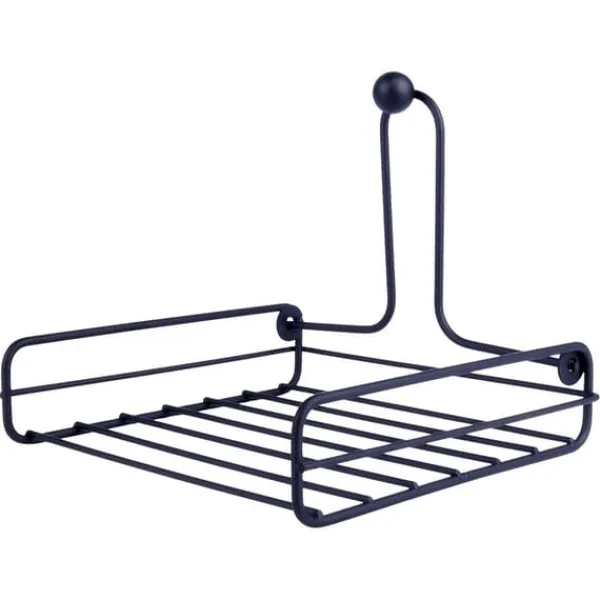 Sort metal servietholder 19x19,5 cm Hot