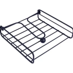 Sort metal servietholder 19x19,5 cm Hot