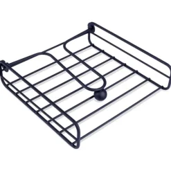 Sort metal servietholder 19x19,5 cm Hot