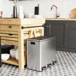 Sorteringskärl - Pedalhink 3 fack 54 Litre (3 x 18 L) Best