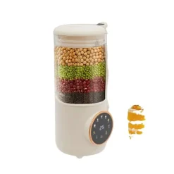 Sojamælk-Maskiner>Soyamælkmaskine, Auto-Rengøringsfunktion, Brugervenligt Design,HVID