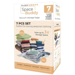 Opbevaringsposer Til Hjemmet>Space Buddy Vacuum poser 7-pak