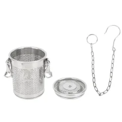 Spice Ball Spice Infuser Rustfrit stål Mesh Kurv Wire Let at rengøre Krydderi Si til Suppekøkken Restauranter S Online