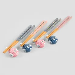 Sæt | KIOTO | sushi spisepinde med stativer | 8 stk | 742941 Sale