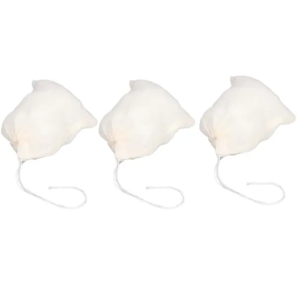 100st dragsko bomullspåsar 8cmx10cm Återanvändbart filter terester Miljövänlig tefilterpåse Hot