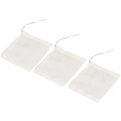 100st dragsko bomullspåsar 8cmx10cm Återanvändbart filter terester Miljövänlig tefilterpåse Hot