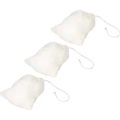 100st dragsko bomullspåsar 8cmx10cm Återanvändbart filter terester Miljövänlig tefilterpåse Hot