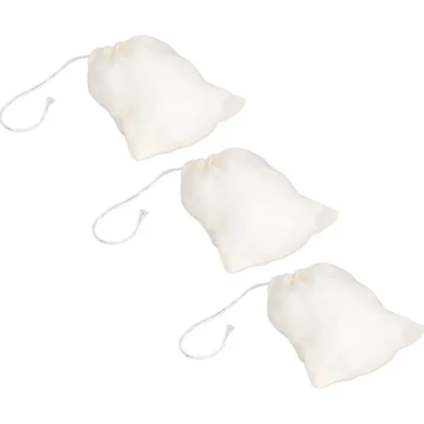 100st dragsko bomullspåsar 8cmx10cm Återanvändbart filter terester Miljövänlig tefilterpåse Hot