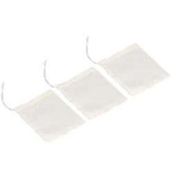 100st dragsko bomullspåsar 8cmx10cm Återanvändbart filter terester Miljövänlig tefilterpåse Hot