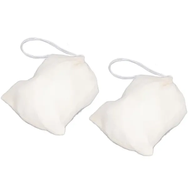 100st dragsko bomullspåsar 8cmx10cm Återanvändbart filter terester Miljövänlig tefilterpåse Hot