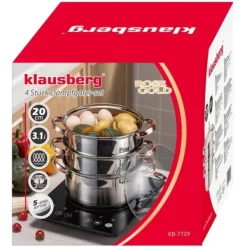 Sæt med 4 dampkoger 20 cm KLAUSBERG KB-7729